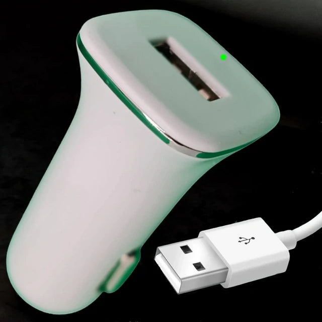 Chargeur voiture sortie 1 USB 1A avec INDICATEUR LED